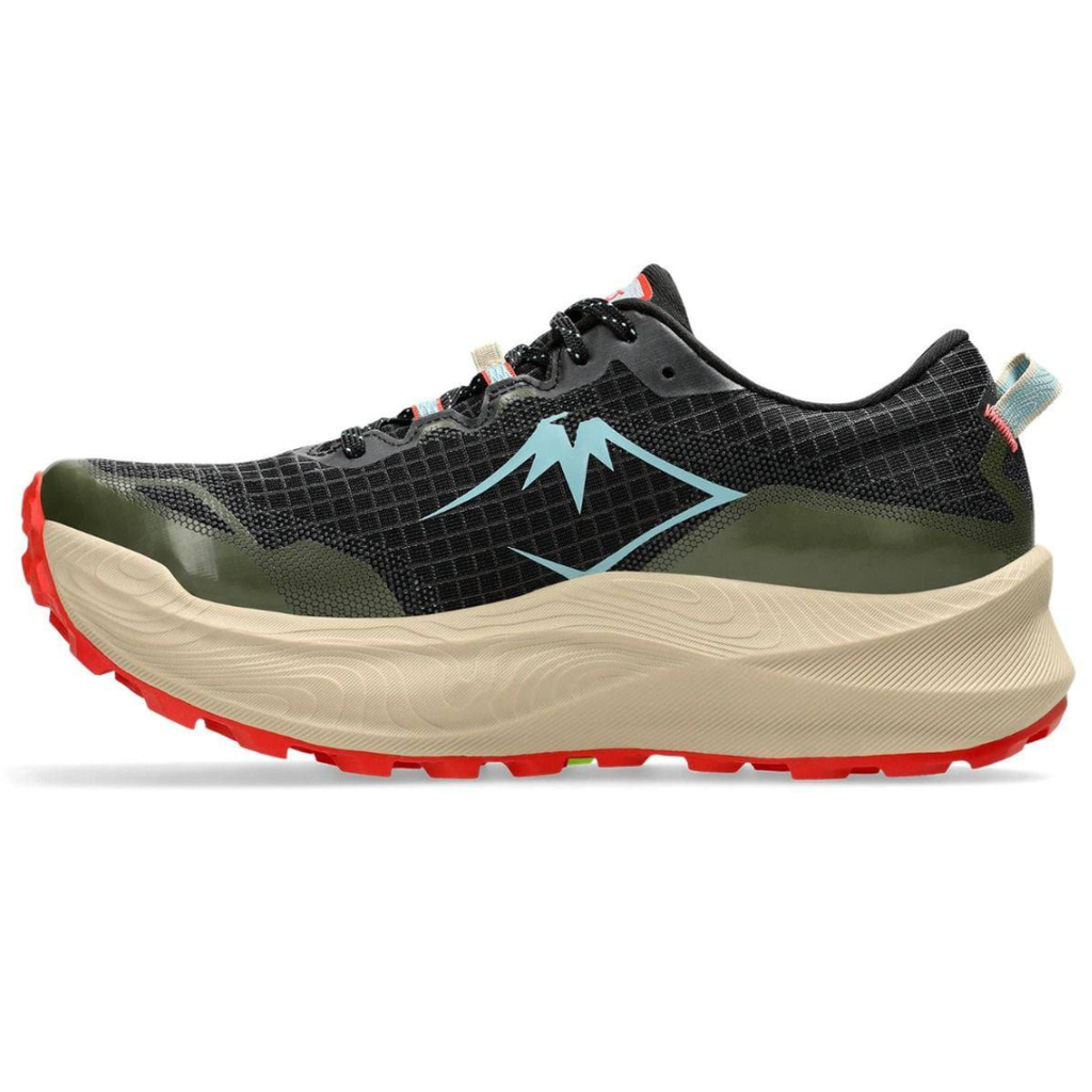 Asics Trabuco Max 3™ – Vert Olive avec Rouge