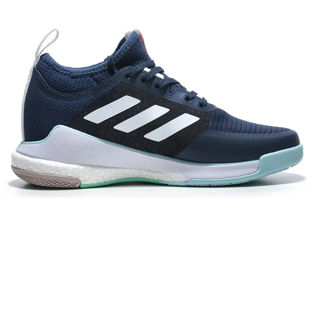 Adidas Crazyflight Mid™ – Bleu Foncé/Blanc
