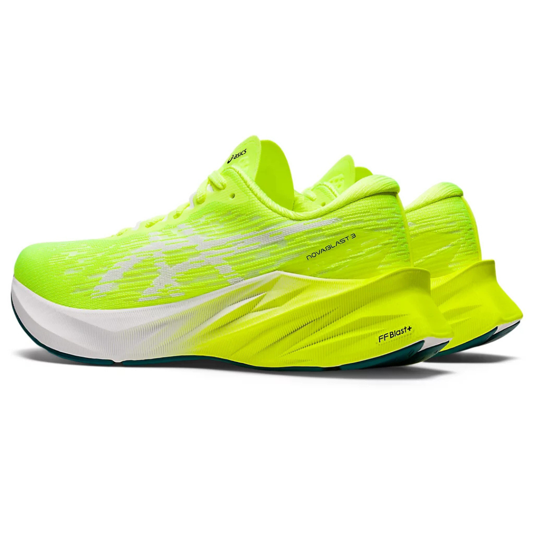 Asics Novablast 3™ – Vert fluo et blanc