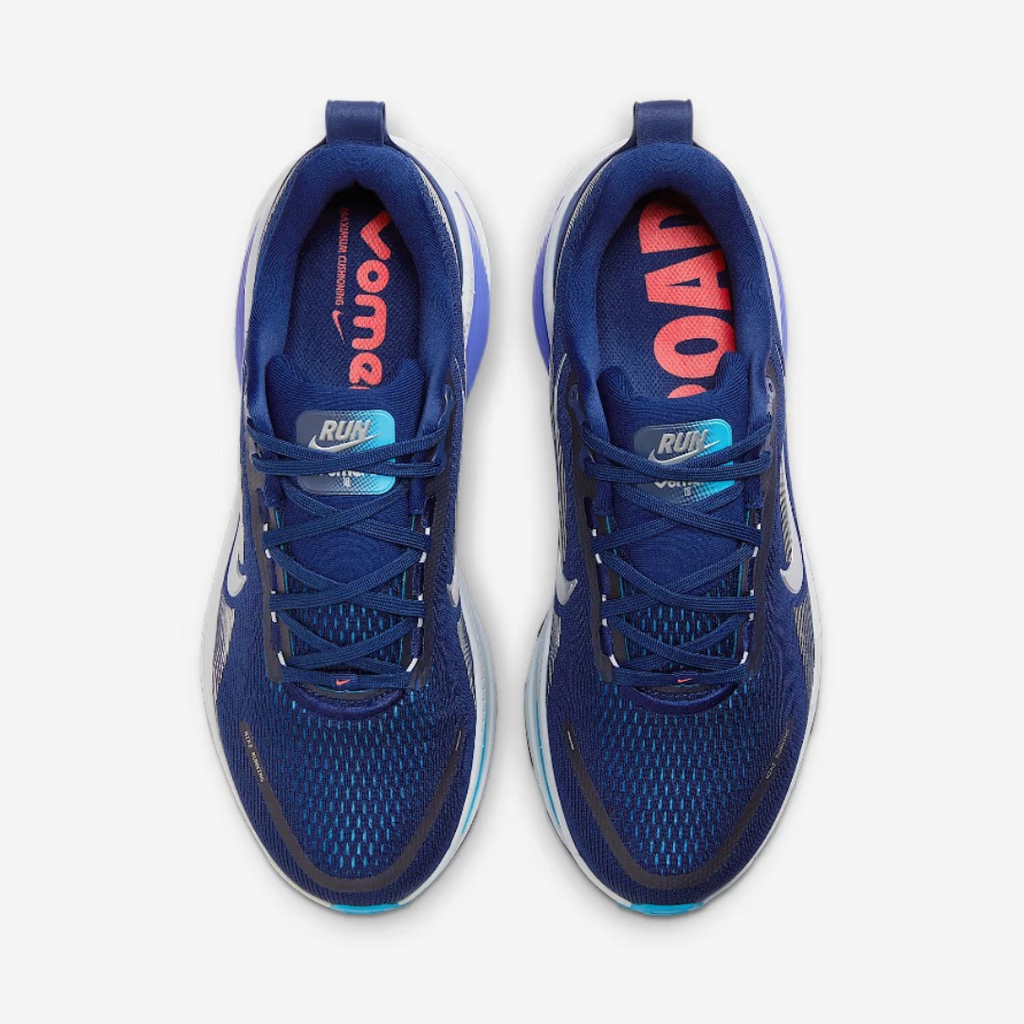 Nike Vomero 18™ – Ocean Blue w/ Metallic Grey