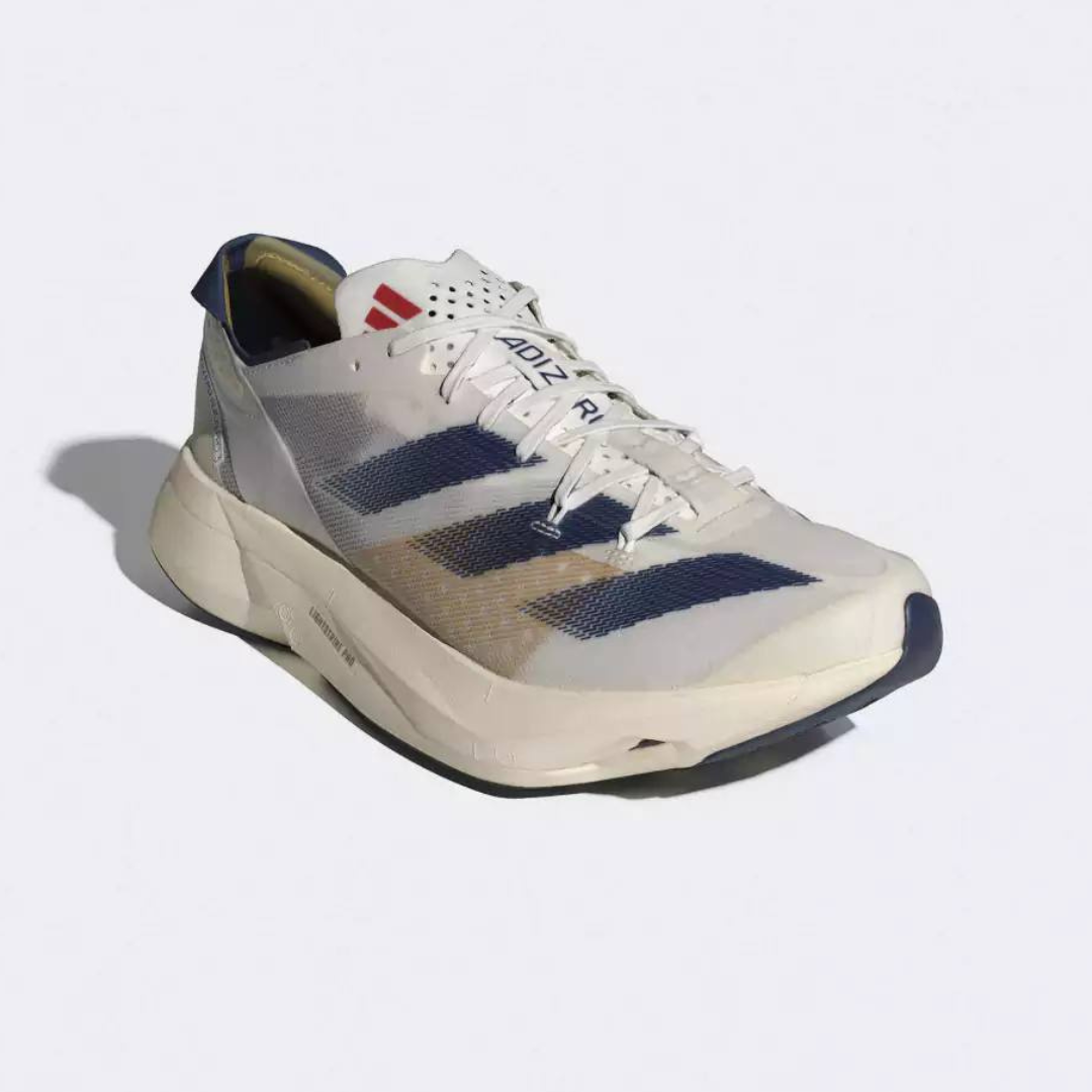Adidas Adizero Adios Pro 3™ – Blanc/Bleu Foncé