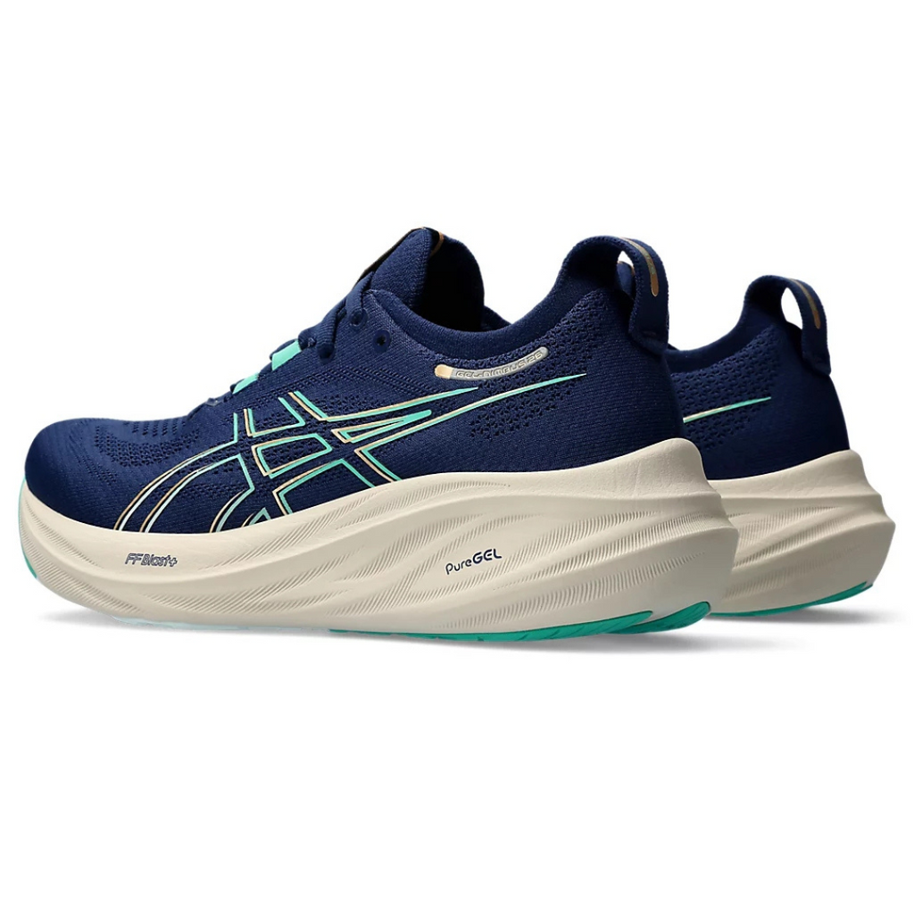 Asics Gel-Nimbus 26™ – Bleu Marine avec Crème et Vert