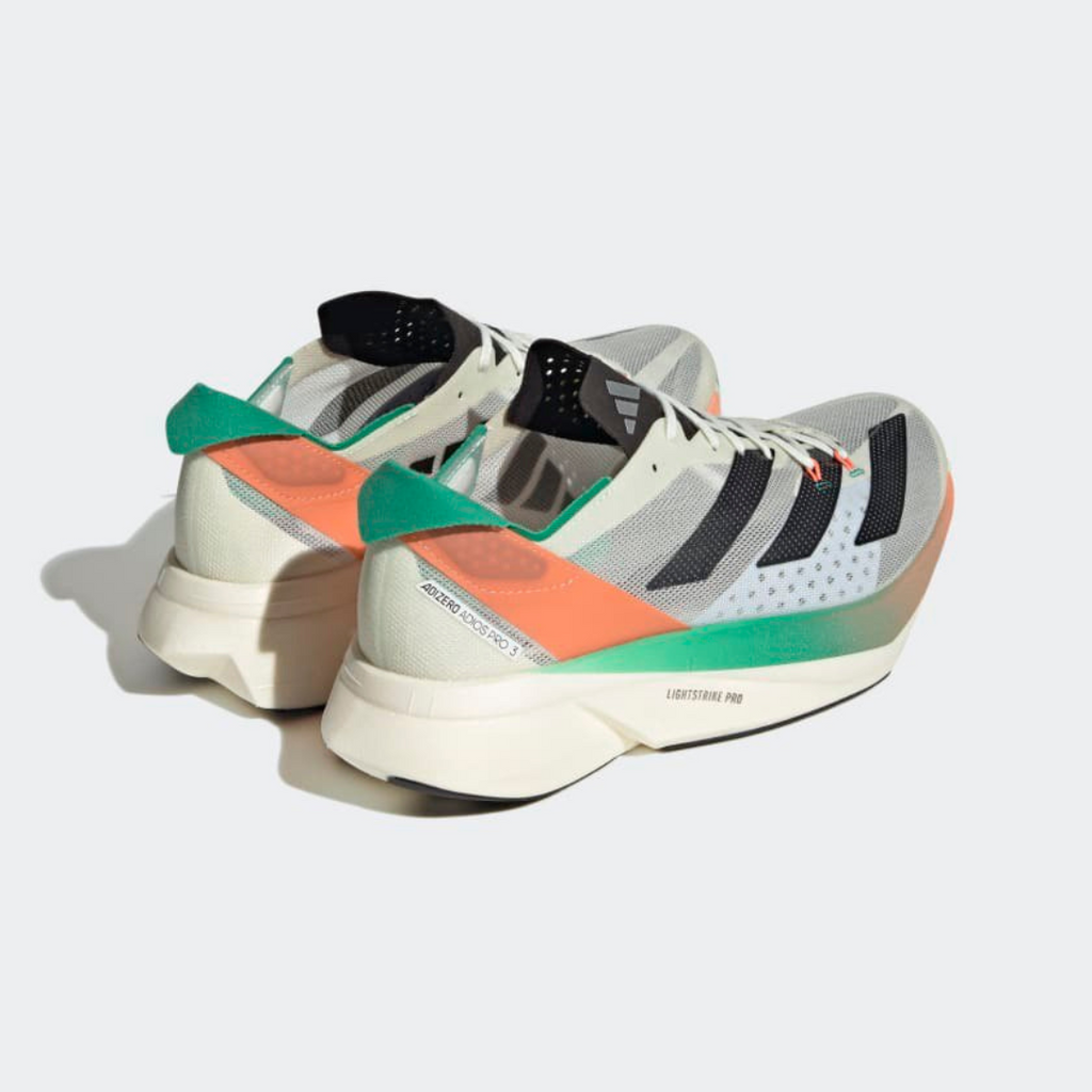 Adidas Adizero Adios Pro 3™ – Blanc/Noir et Fusion Corail