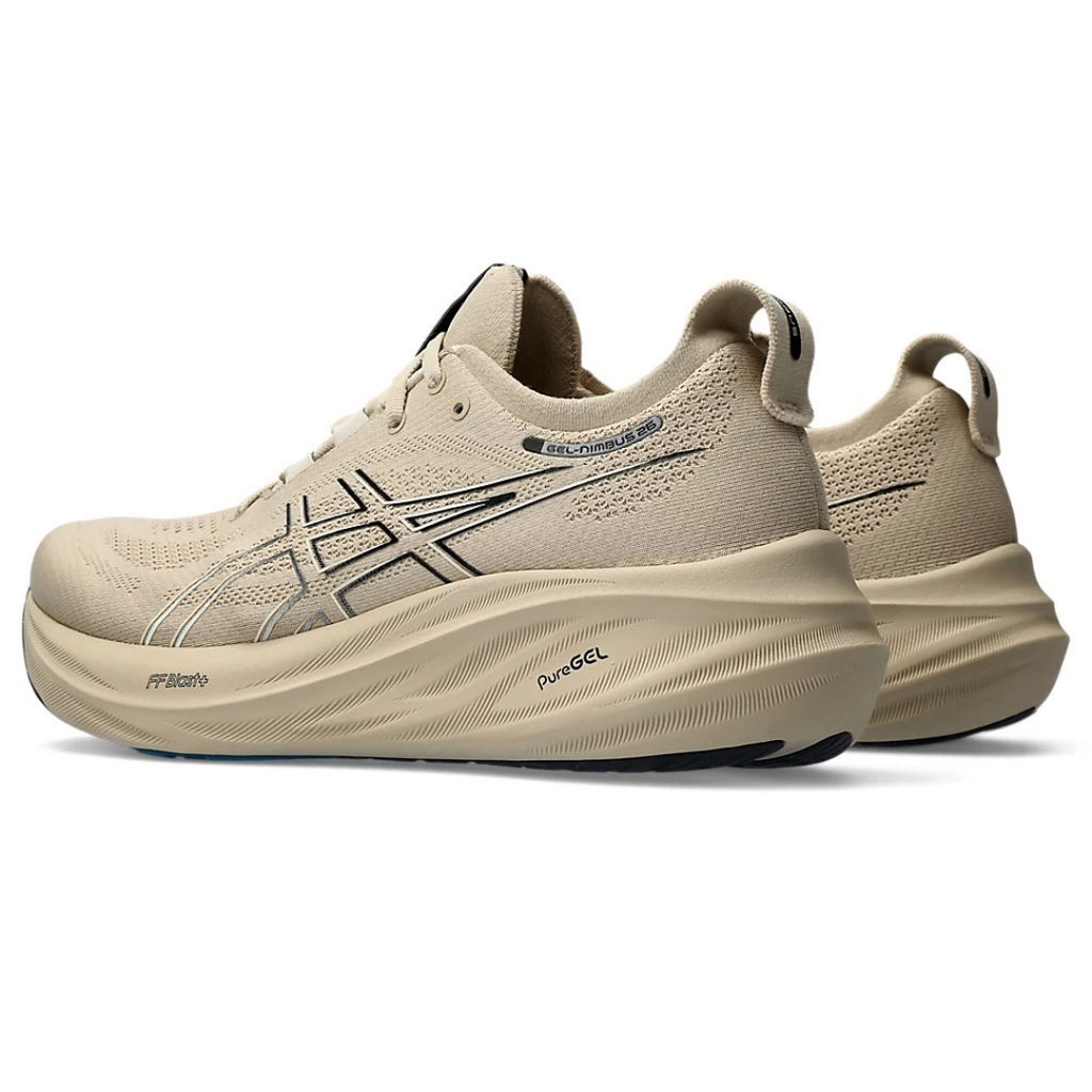 Asics Gel-Nimbus 26™ – Gris Beige et Noir