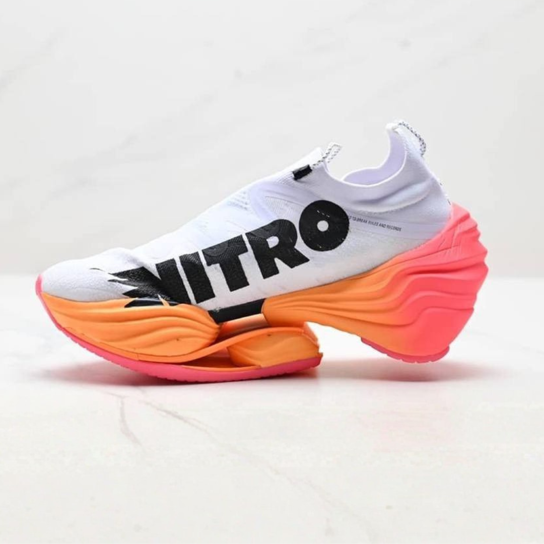 Puma Fast-RB Nitro Elite™ – Blanc avec Orange et Rose