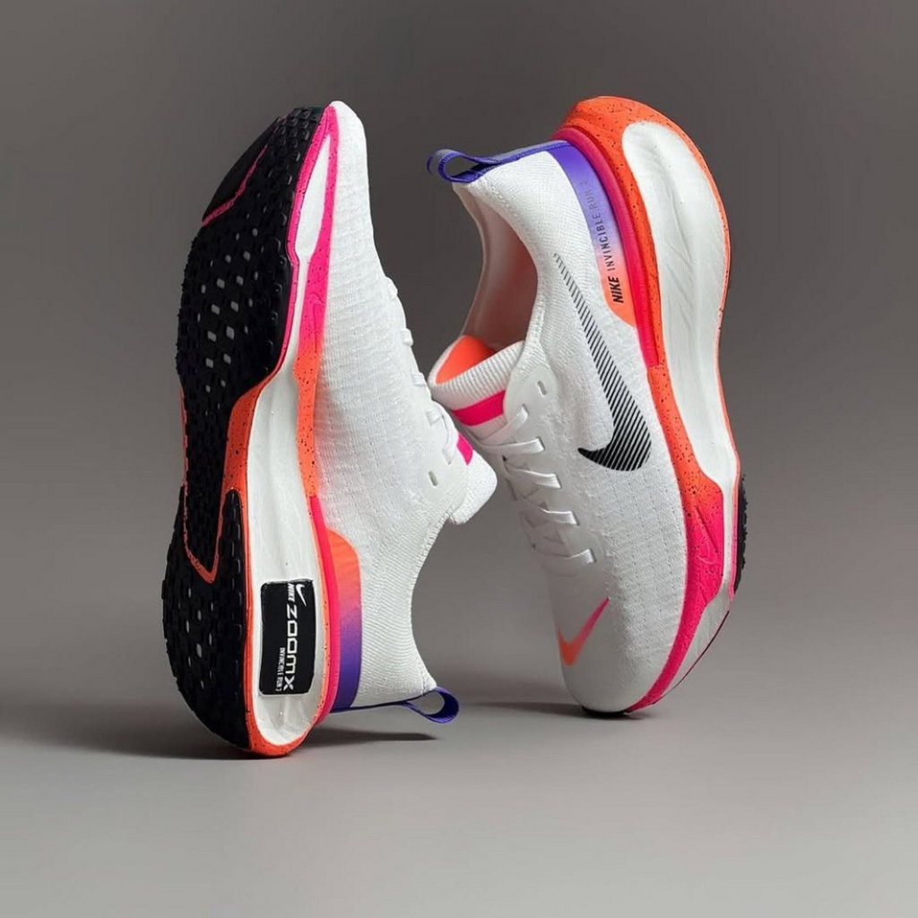 Nike ZoomX Invincible Run 3™ – White Glow avec Hyper Pink