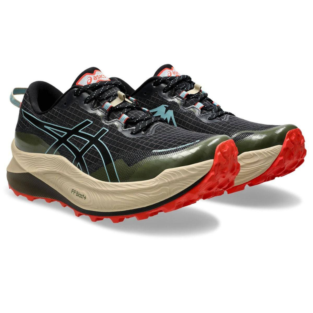 Asics Trabuco Max 3™ – Vert Olive avec Rouge
