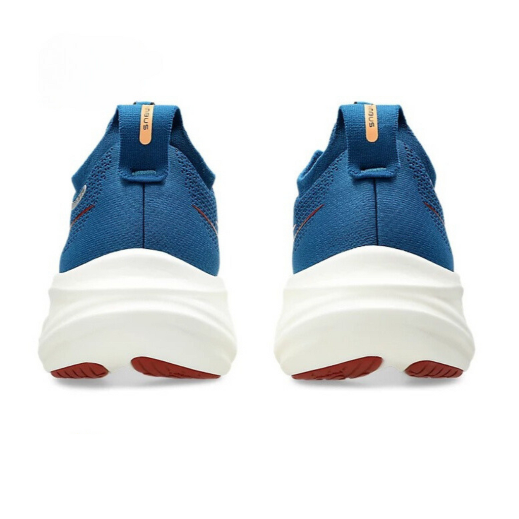Asics Gel-Nimbus 26™ – Bleu avec Blanc et Rouge