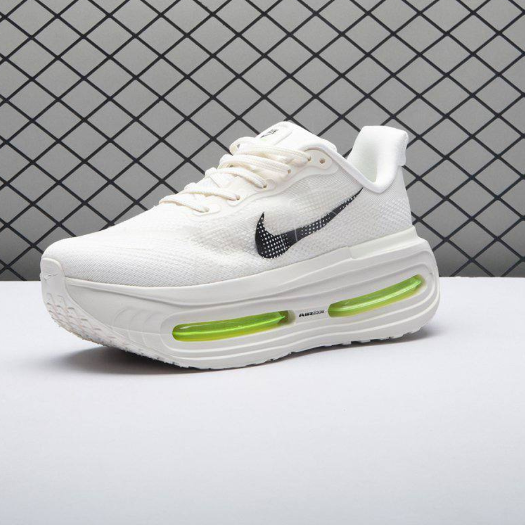Nike Vomero Premium™ – Blanc brillant avec vert flashy