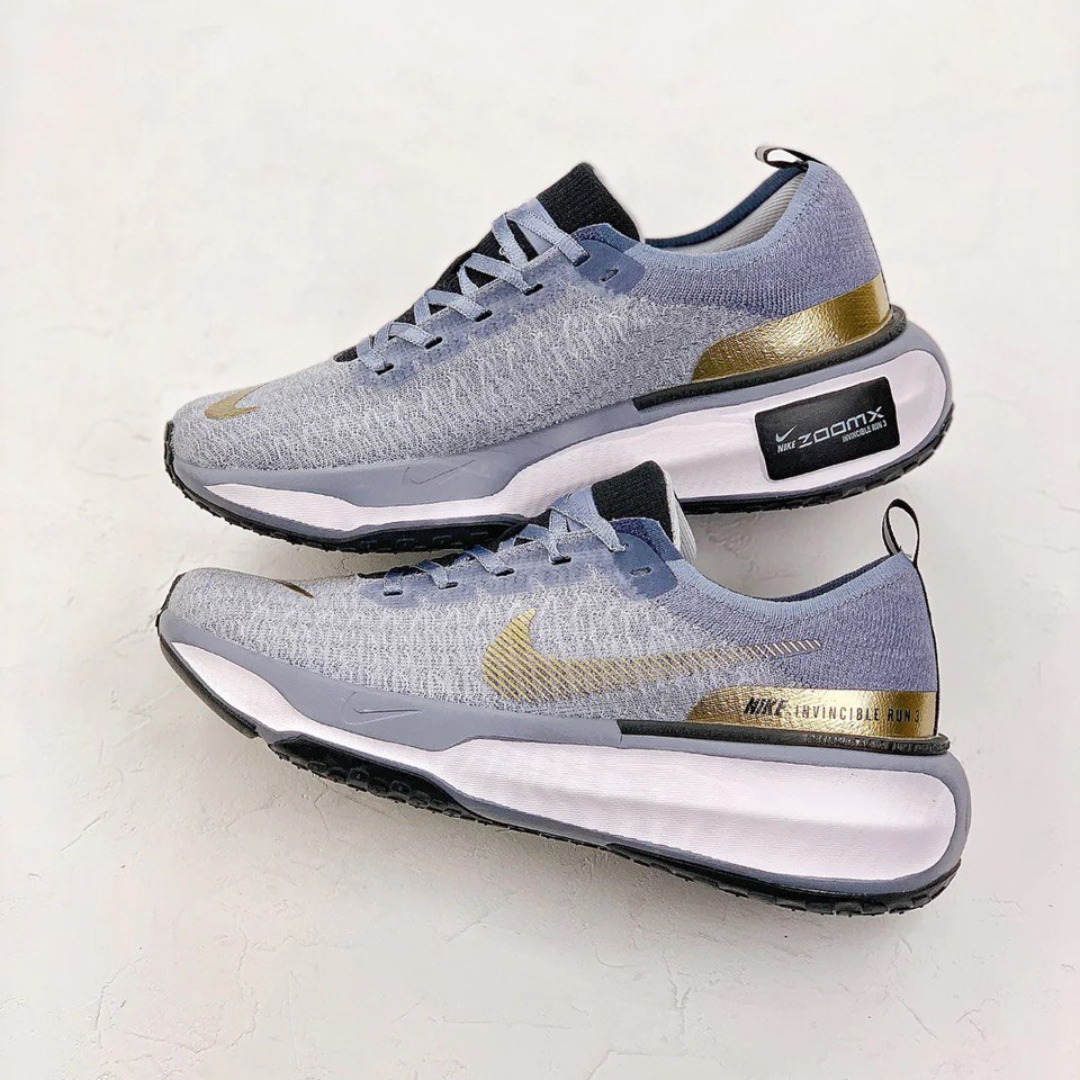 Nike ZoomX Invincible Run 3™ – Bleu Royal avec Gold Rush