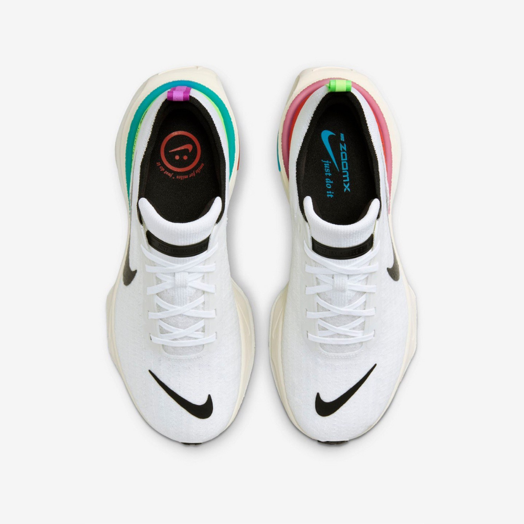 Nike ZoomX Invincible Run 3™ – White Energy avec Lime Blast et Blue Lightning
