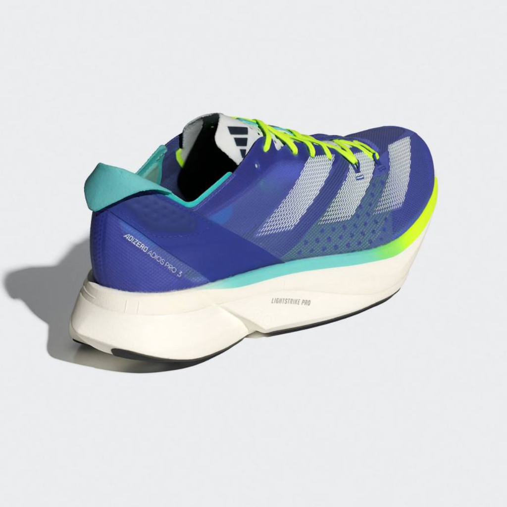 Adidas Adizero Adios Pro 3™ – Bleu Royal avec Vert Néon