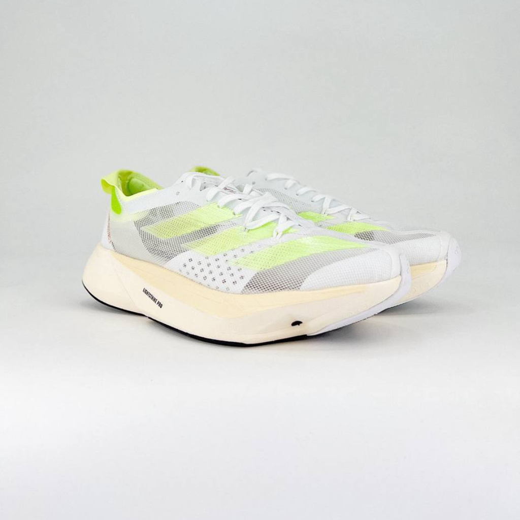 Adidas Adizero Adios Pro 3™ – Blanc/Vert fluo