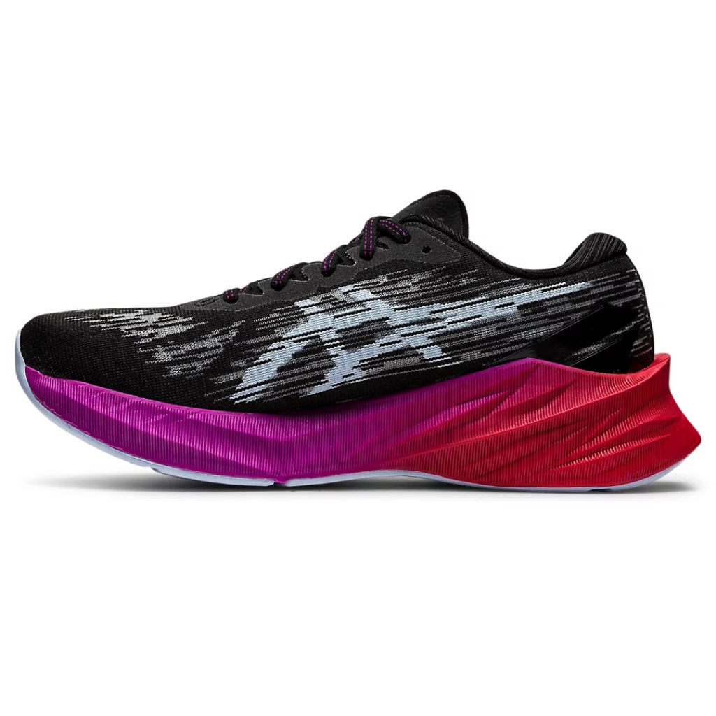 Asics Novablast 3™ – Noir avec Violet et Rouge