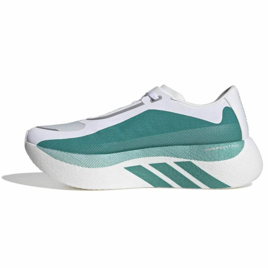 Adidas Hyperboost Edge™ – Blanc avec Vert Foncé