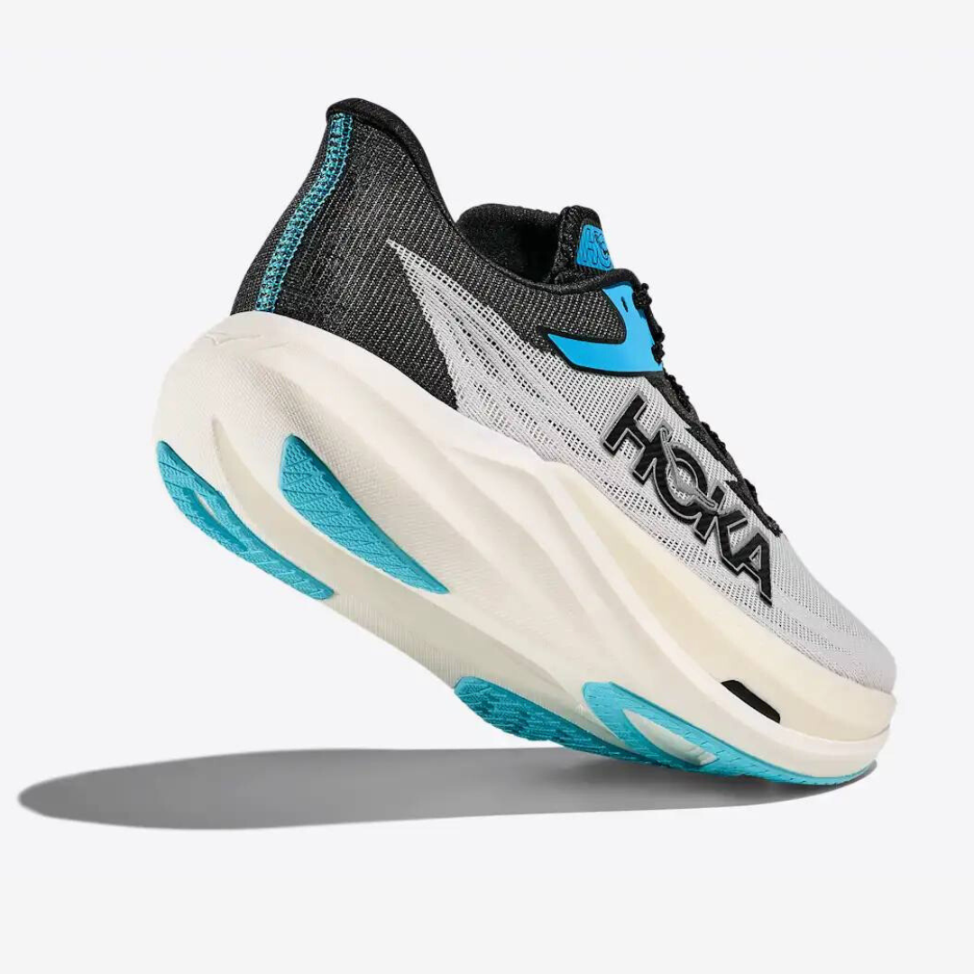 Hoka Rocket X 3 Unisexe™ – Noir Intense avec Gris Urbain et Bleu Vif