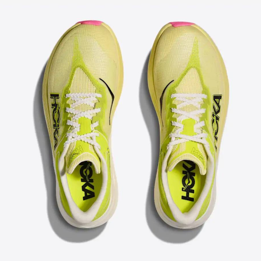Hoka Rocket X 3 Unisexe™ – Sunlight Rayonnant avec Hoka Neon Citrus Vibrant