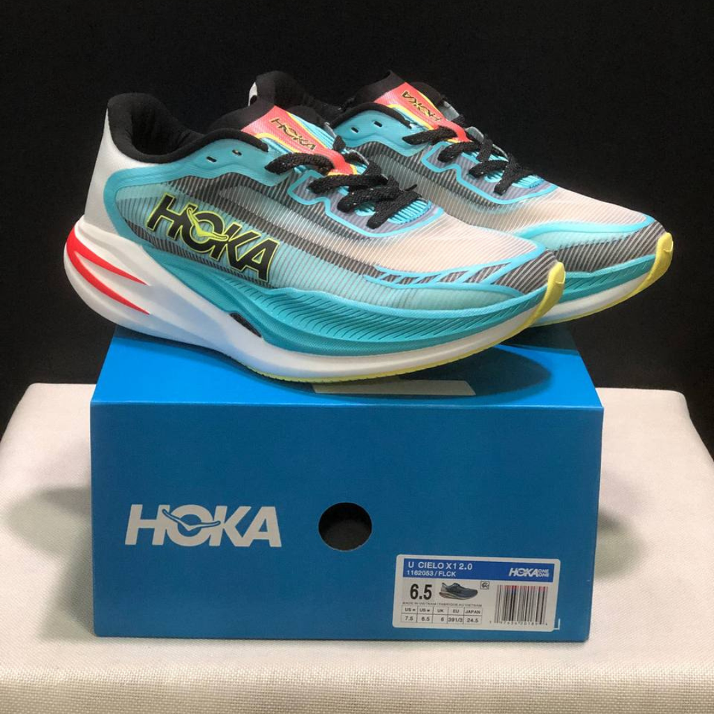 Hoka Cielo X1 2.0 Unisexe™ – Bleu vif avec blanc classique
