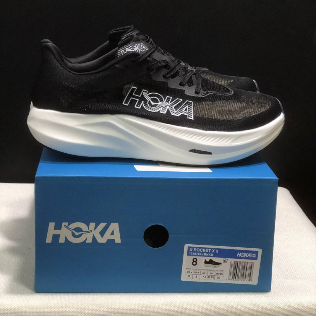 Hoka Rocket X 3 Unisexe™ – Noir Intense/Blanc Classique