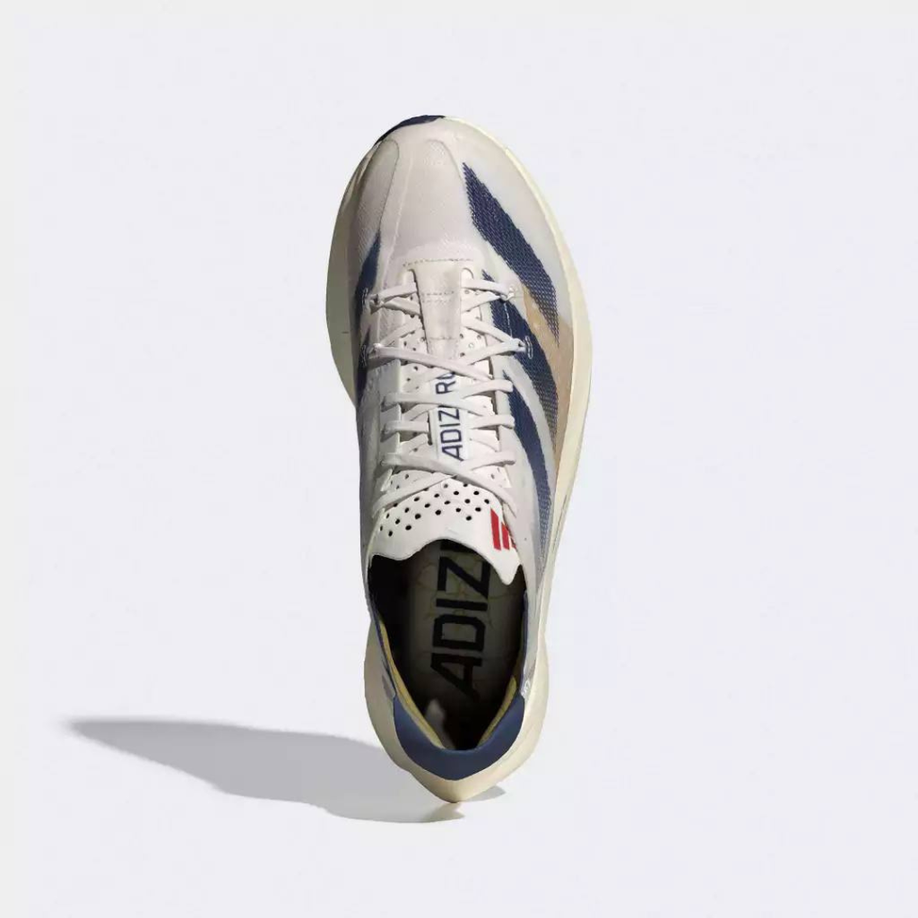 Adidas Adizero Adios Pro 3™ – Blanc/Bleu Foncé