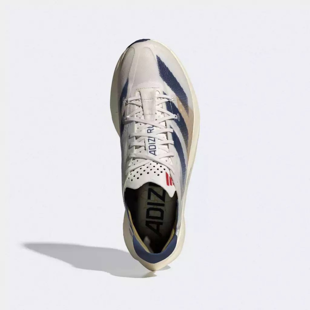Adidas Adizero Adios Pro 3™ – Blanc/Bleu Foncé