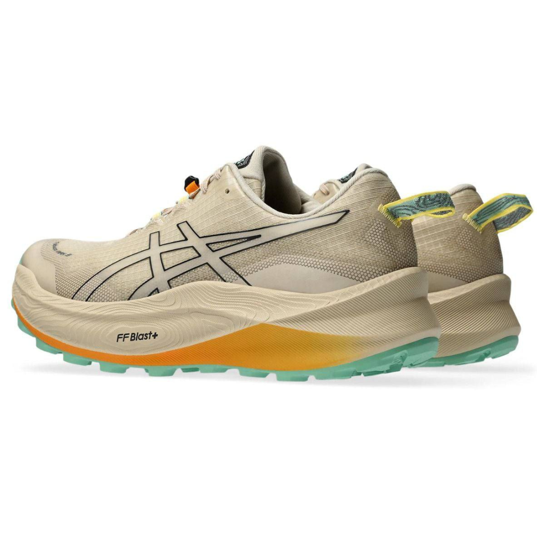 Asics Trabuco Max 3™ – Beige avec orange et vert