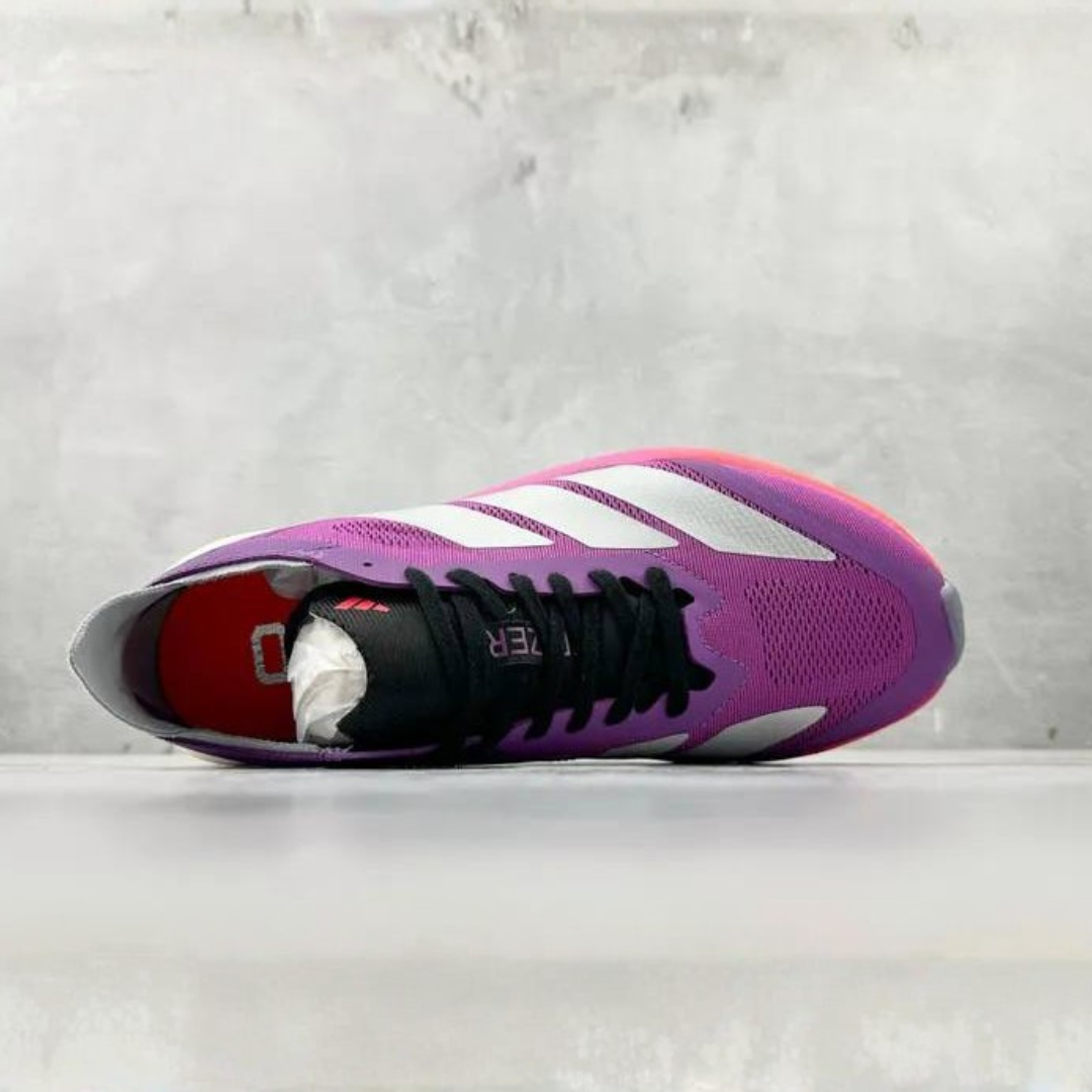 Adidas Adizero Drive RC™ – Violet éclatant avec Argent Métallique et Rouge Vif
