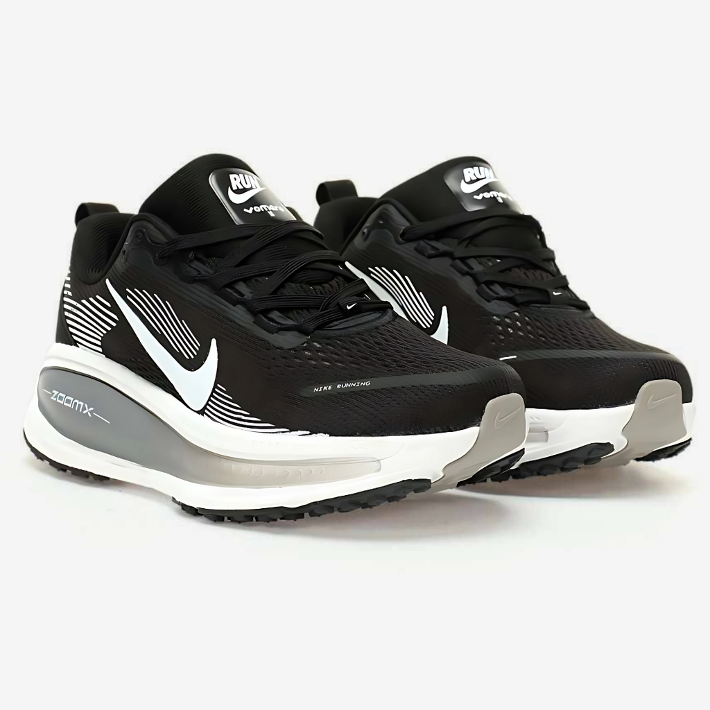 Nike Vomero 18™ – Black Shadow avec White Mist & Steel Grey
