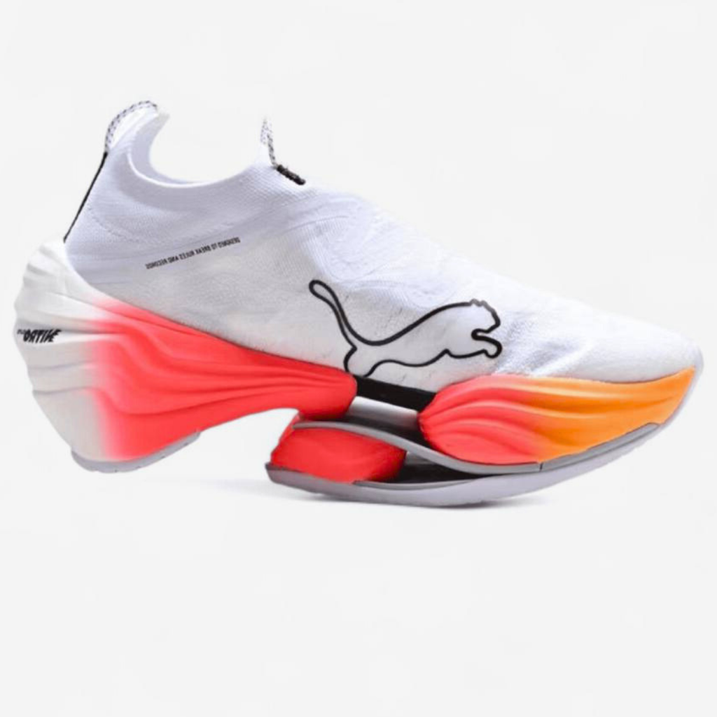 Puma Fast-RB Nitro Elite™ – Blanc avec Rose et Orange