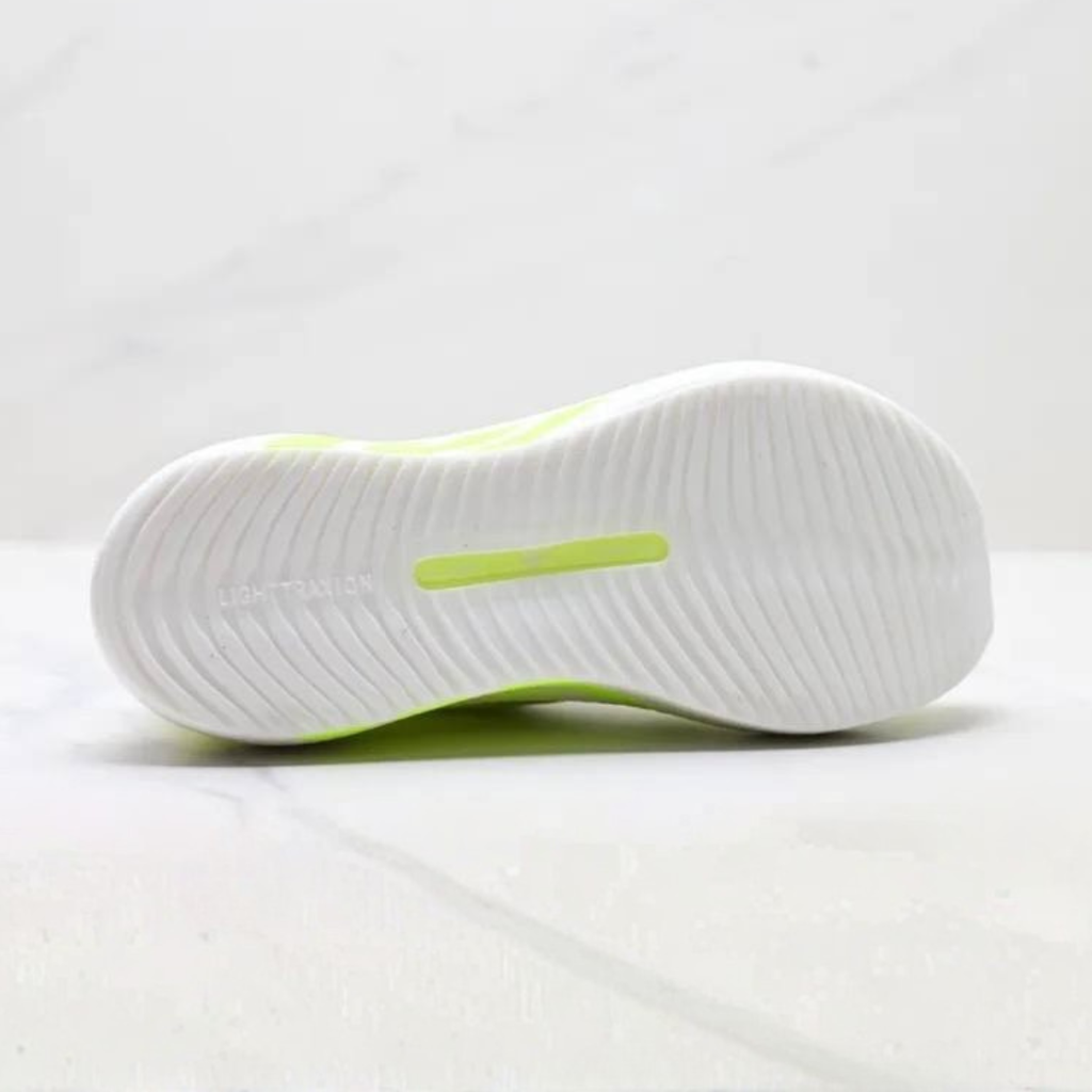 Adidas Hyperboost Edge™ – Blanc avec vert fluo