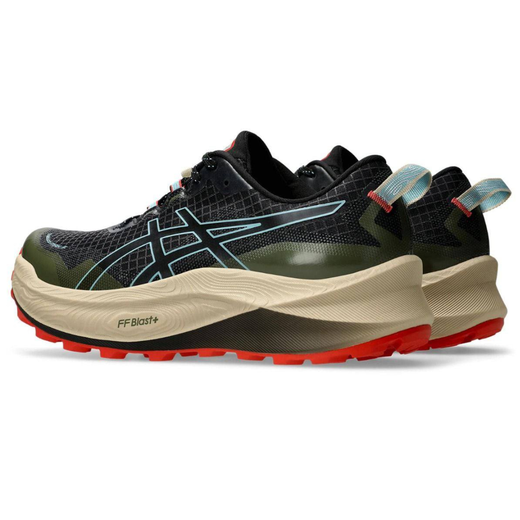 Asics Trabuco Max 3™ – Vert Olive avec Rouge