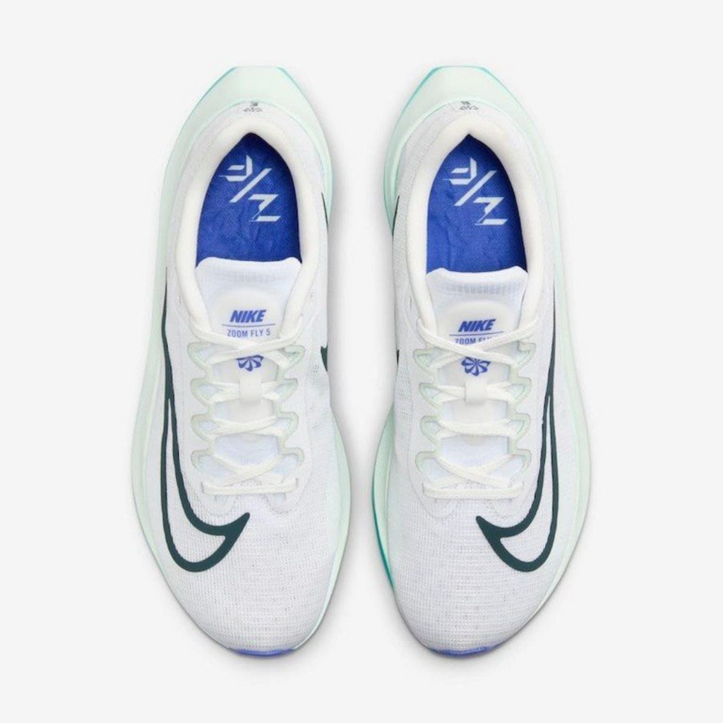 Nike Air Zoom Fly 5™ – Blanc fluorescent avec Bleu océan