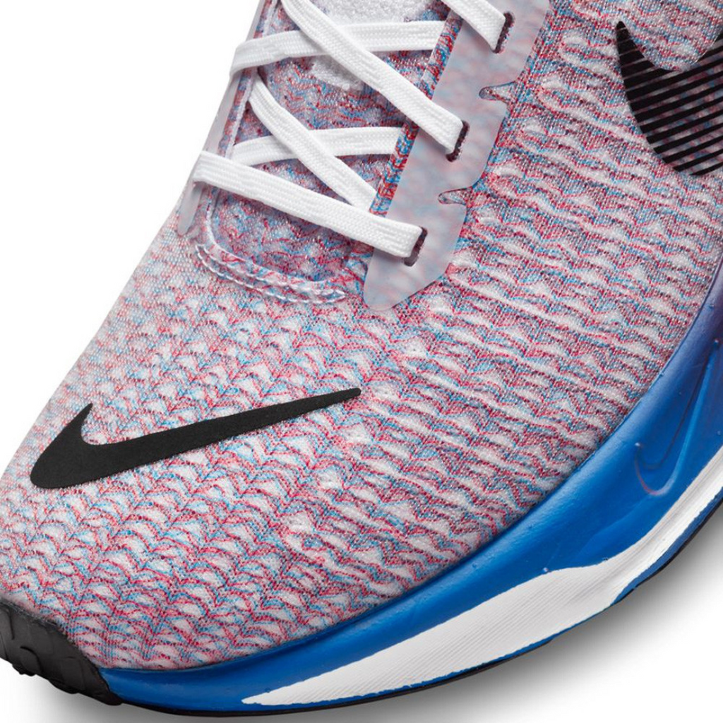 Nike ZoomX Invincible Run 3™ – White Motion w/ Blue & Crimson Pulse