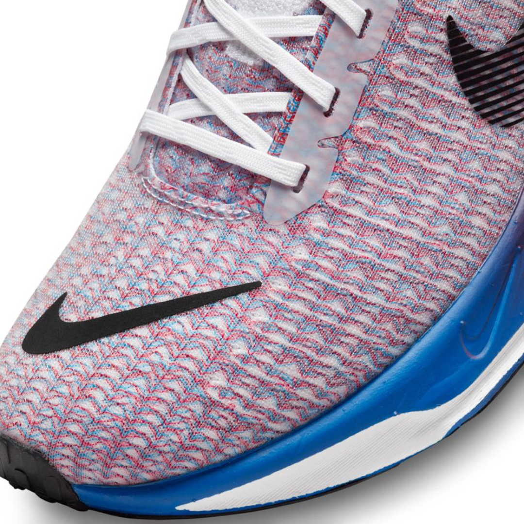 Nike ZoomX Invincible Run 3™ – White Motion w/ Blue & Crimson Pulse