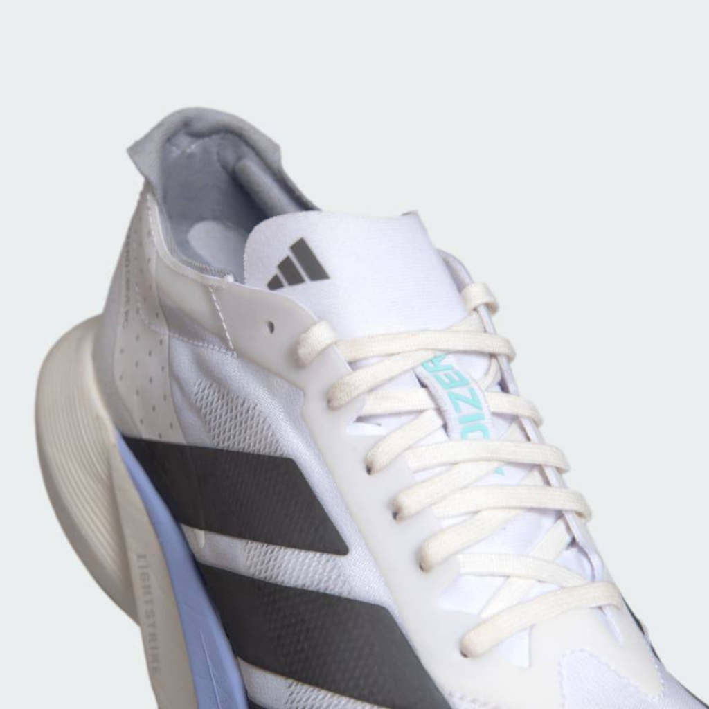 Adidas Adizero Drive RC™ – Cloud White avec Iron Metallic et Flash Aqua