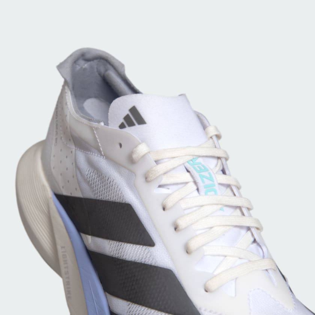 Adidas Adizero Drive RC™ – Cloud White avec Iron Metallic et Flash Aqua