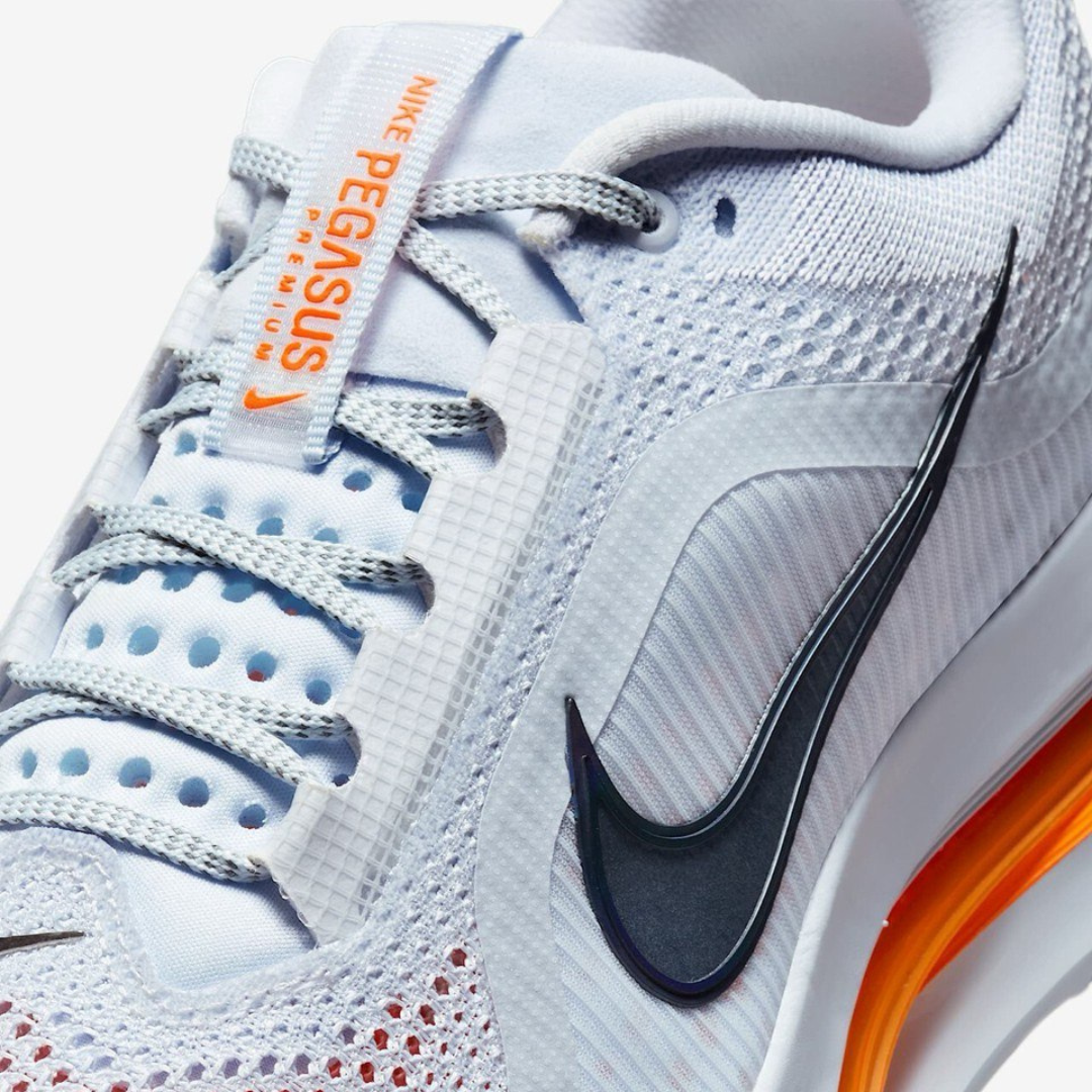 Nike Air Zoom Pegasus Premium™ – Gris Football avec Orange Coucher de soleil