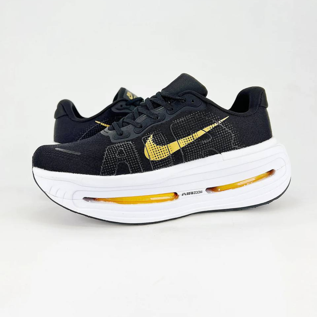 Nike Vomero Premium™ – Black Shadow w/ Metallic Gold