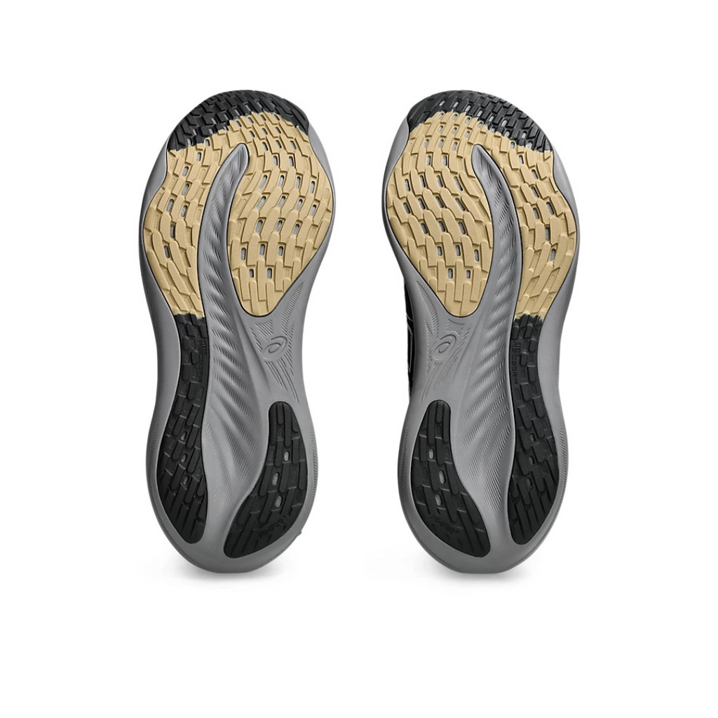 Asics Gel-Nimbus 26™ – Noir et Or avec Gris et Vert