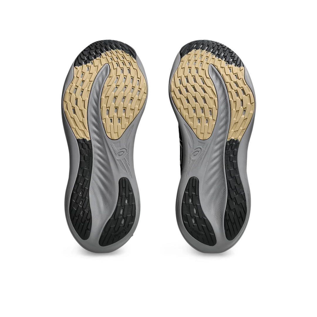 Asics Gel-Nimbus 26™ – Noir et Or avec Gris et Vert