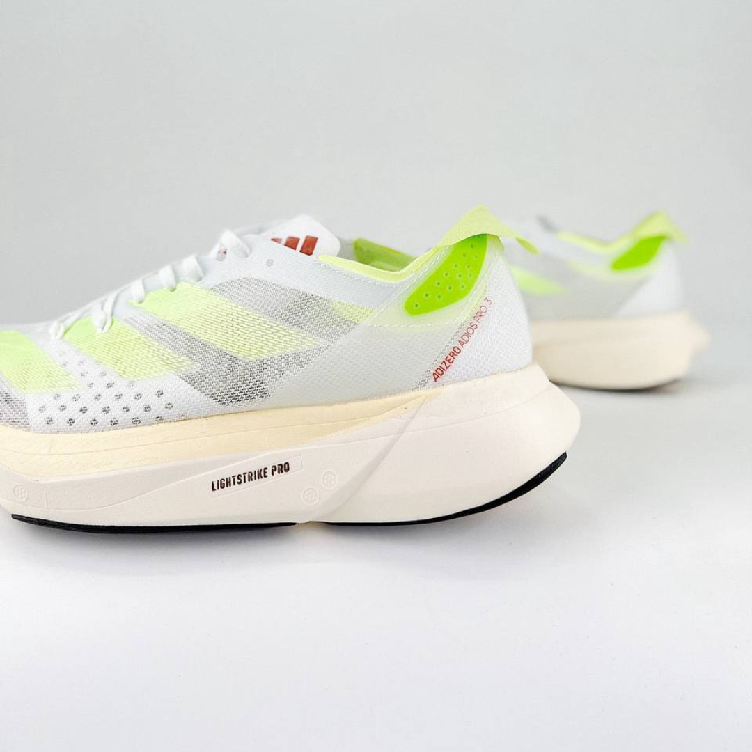 Adidas Adizero Adios Pro 3™ – Blanc/Vert fluo