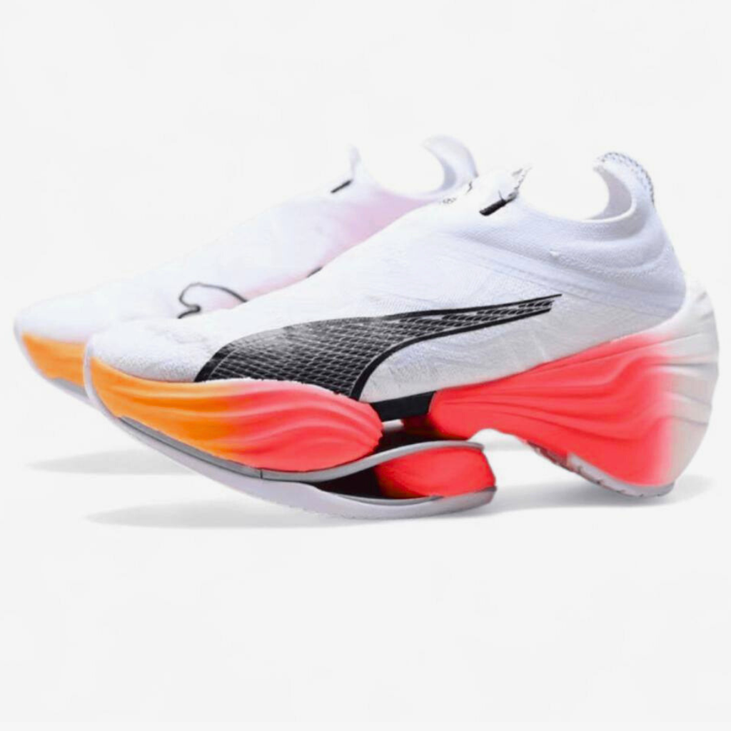 Puma Fast-RB Nitro Elite™ – Blanc avec Rose et Orange