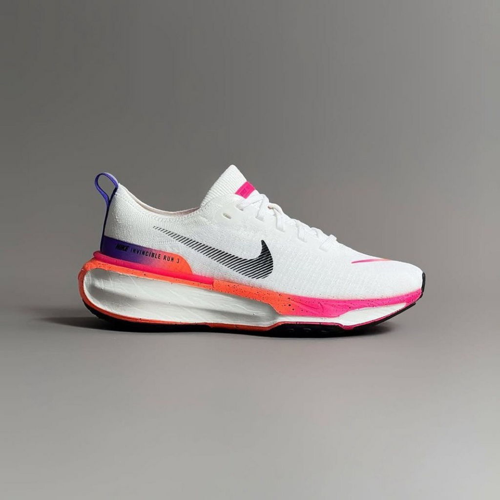 Nike ZoomX Invincible Run 3™ – White Glow avec Hyper Pink