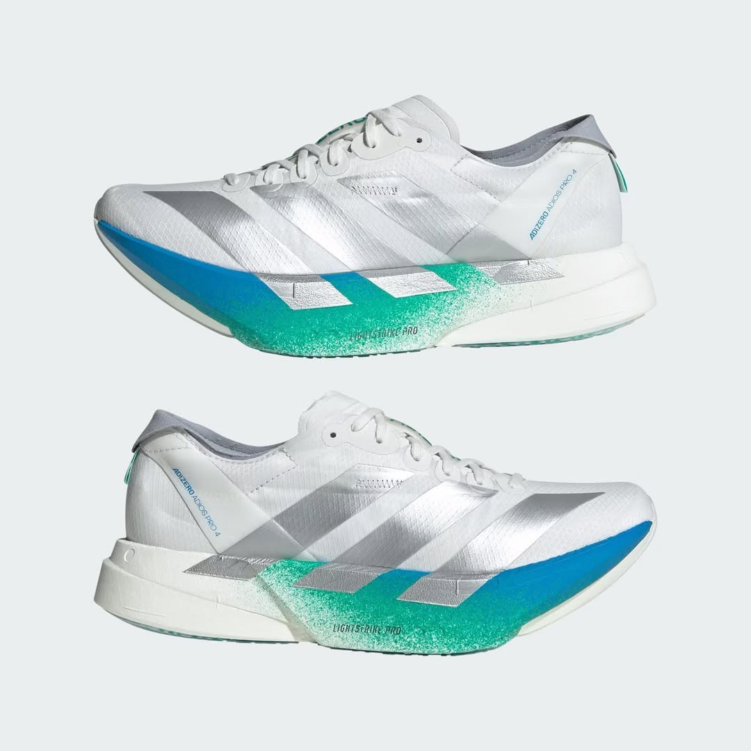 Adidas Adizero Adios Pro 4™ – Blanc avec Vert