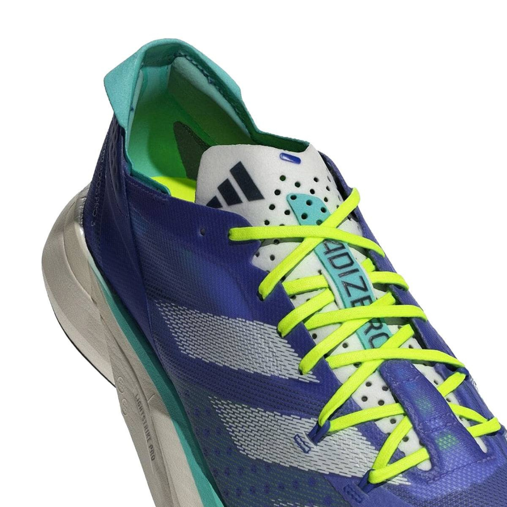 Adidas Adizero Adios Pro 3™ – Bleu Royal avec Vert Néon