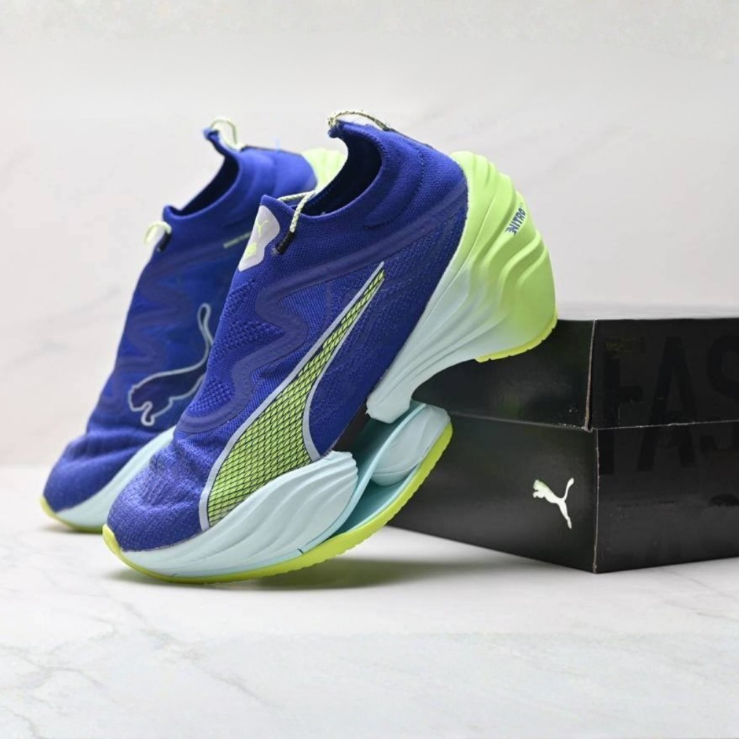 Puma Fast-RB Nitro Elite™ – Bleu avec Vert