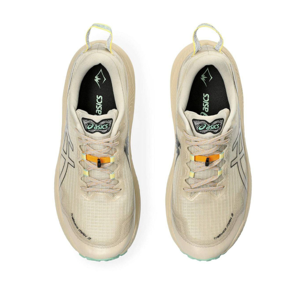 Asics Trabuco Max 3™ – Beige avec orange et vert