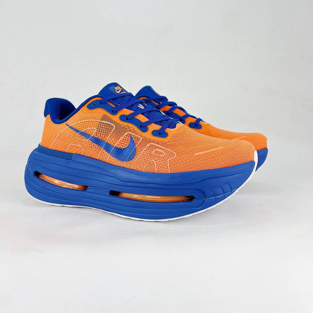 Nike Vomero Premium™ – Orange coucher de soleil avec bleu océan et blanc luminescent