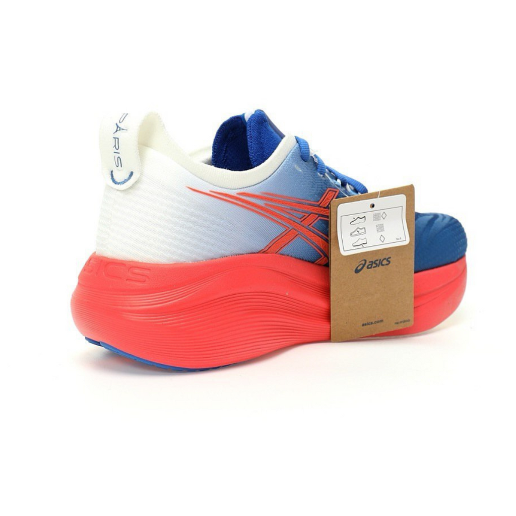 Asics Gel-Nimbus 27 Paris™ – Bleu avec Rouge et Blanc