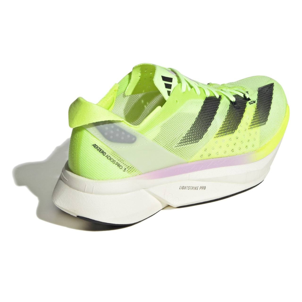 Adidas Adizero Adios Pro 3™ – Vert Néon avec Noir et Lilas